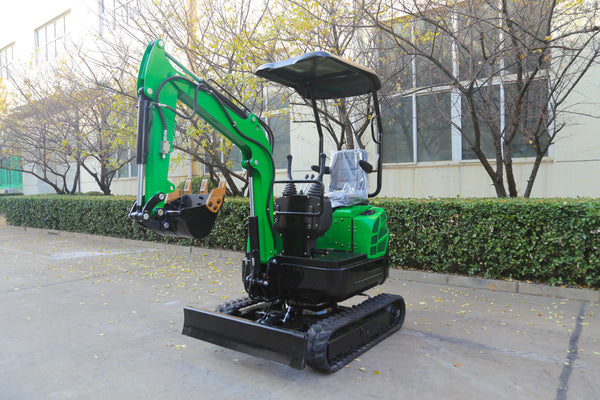 EUR5 EPA mini hydraulic excavator China factory 1.3 ton excavator crawler side swing telescopic can increase the cab